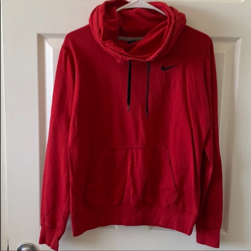 Nike Red Hoodie Sweatshirt